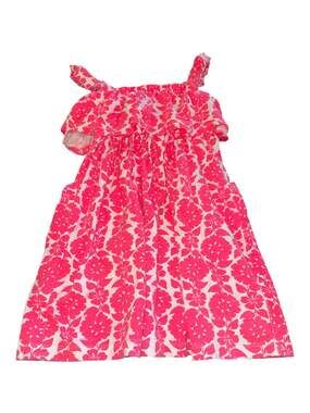 Carter's Girls Pink Floral Ruffled Summer Dress 4T/5T